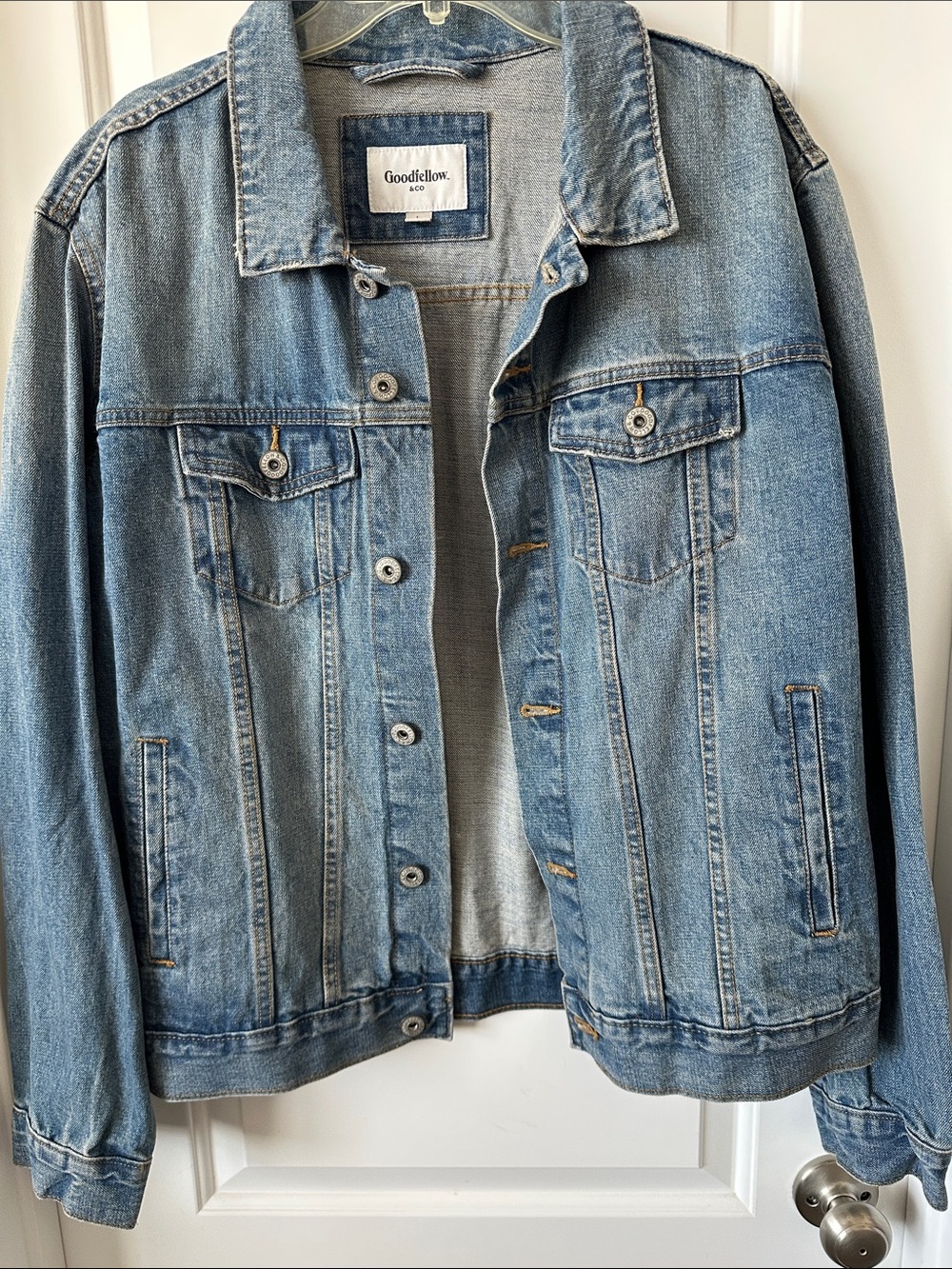 Goodfellow & Co Light Blue Denim Trucker Jacket